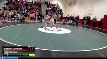 145 lbs Cons. Round 4 - Cameron Carpenter, Lovell vs Trenten Hubbs, Laramie