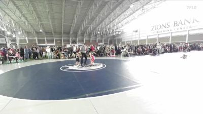 46 lbs Champ. Round 1 - Sebastian Becerra, Maximus Wrestling Team vs Benson Klunker, RWC- Roy Wrestling Club