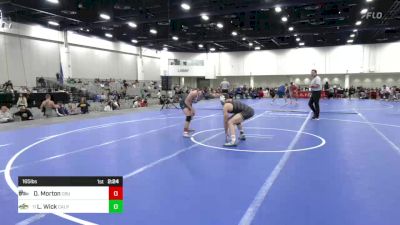 165 lbs C Of 16 #1 - Drayden Morton, California Baptist University vs Luka Wick, Cal Poly