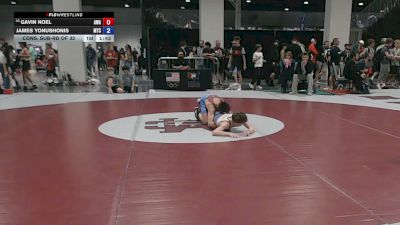 52 kg Cons. Sub-rd Of 32 - Gavin Noel, Avalanche Wrestling Association vs James Yonushonis, M2 Training Center