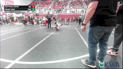 58 lbs Consi Of 8 #2 - Matthias Jarvis, Team Nomad vs Grady Holt, Ponca City Wildcat Wrestling