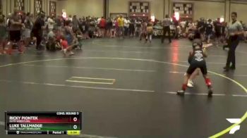 50 lbs Cons. Round 3 - Ricky Piontek, Elite Wrestling vs Luke Tallmadge, Steel Valley Renegades