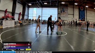 136 lbs Rd# 8 -10:15am Saturday - Madison Helms, POWA vs Alexis Mariscal, Cali Pink