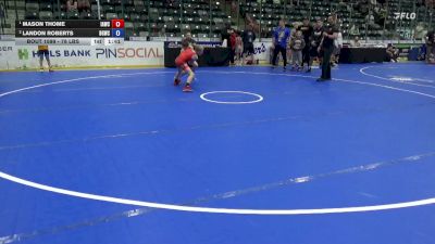 78 lbs 1st Place Match - Mason Thome, Immortal Athletics Wrestling Club vs Landon Roberts, Big Game Wrestling Club