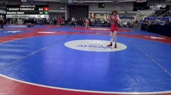 6A 126 lbs Cons. Round 2 - Zackary Turberville, Muscle Shoals vs Braden Gress, Spanish Fort