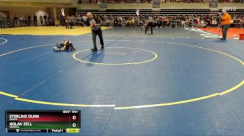 50 lbs Cons. Round 1 - Nolan Sell, Waseca vs Sterling Dunn, BHVPP