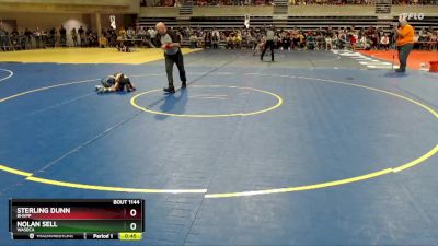 50 lbs Cons. Round 1 - Nolan Sell, Waseca vs Sterling Dunn, BHVPP