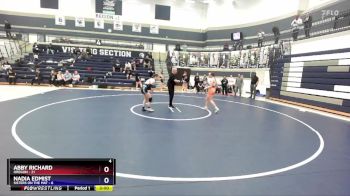125 lbs Round 1 (4 Team) - Abby Richard, Oregon vs Nadia Edmist, Sisters On The Mat