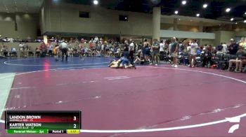 138 lbs Round 2 (6 Team) - Karter Watson, Assassins Blue vs Landon Brown, Guerrilla Red