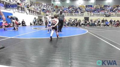 49 lbs Consi Of 8 #1 - Luke Ellis, F-5 Grappling vs Krue Goodin, Cowboy Wrestling Club