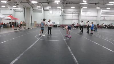 100 lbs Semifinal - Charlie Atkinson, Unattached vs Jaxon Baker, South Western