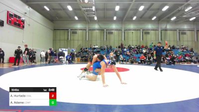 184 lbs Consi Of 16 #1 - Angel Hurtado, Coalinga vs Axel Adame, Lompoc