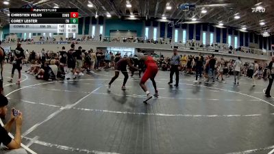 165 lbs Round 2 (4 Team) - Christien Velus, Cowboy WC vs Corey Lester, Ex1t Mafia