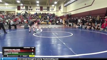 121B 1st Place Match - Morgan Rogers, Solon vs Addesyn Welcher, West Delaware, Manchester