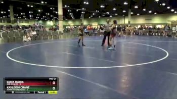 100 lbs Round 7 (8 Team) - Cora Hayes, Red Knights vs Kayleigh Crane, Sunbear Wrestling
