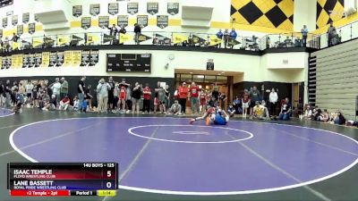 125 lbs Champ. Round 1 - Isaac Temple, Floyd Wrestling Club vs Lane Bassett, Royal Pride Wrestling Club