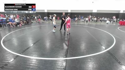 113 lbs Blackburn Savage, Ohio Gray vs Jonathan Hine, Team Wyoming White