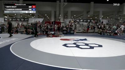 130 lbs Cons. Round 5 - Keith Miley, Ark/Nyac vs Cameron Dubose, Mustang Wrestling Club