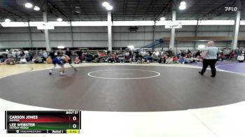 115 lbs Cons. Round 2 - Lee Webster, Victory Middle vs Carson Jones, Salmon