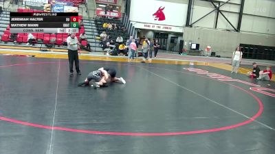 174 lbs Cons. Semi - Mathew Mann, Unattached vs Jeremiah Halter, Drury