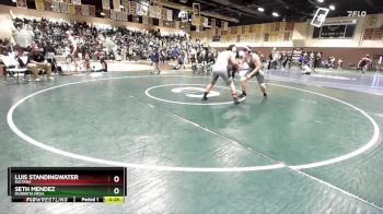 215 lbs Cons. Round 2 - Seth Mendez, Murrieta Mesa vs Luis Standingwater, Sultana