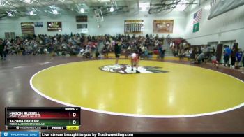 132 lbs Round 2 - Jazihia Decker, Moses Lake Wrestling Club vs Mason Russell, Othello Wrestling Club