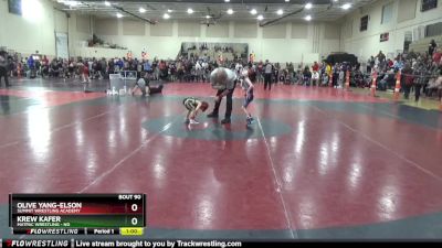 40 lbs Round 4 - Krew Kafer, MATPAC Wrestling - ND vs Olive Yang-Elson, Summit Wrestling Academy