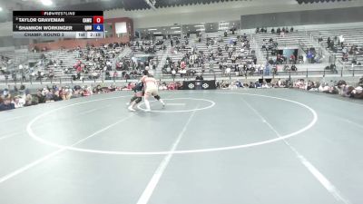 72 Finals kg Champ. Round 2 - Taylor Graveman, Cardinal WC vs Shannon Workinger, Quincy Regulator Wrestling