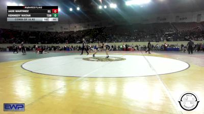 150 lbs Consi Of 16 #2 - Jade Martinez, Del City JH vs Kennedy Watan, Team Choctaw