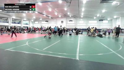 M-92 lbs 7th Place - Van Dellaposta, OH vs Michael Higgins, WV