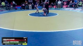 120 lbs Champ. Round 1 - Persaeus Gomez, Pomona vs Mathilde Abercrombie, Denver South