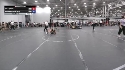 102 lbs Round 2 - Isla Silva, PA West Black vs Jasmine Brucato, Venom Girls WC