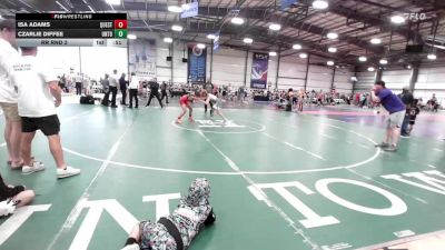 90 lbs Rr Rnd 3 - Isa Adams, Quest School Of Wrestling ES vs Czarlie Diffee, Untouchables