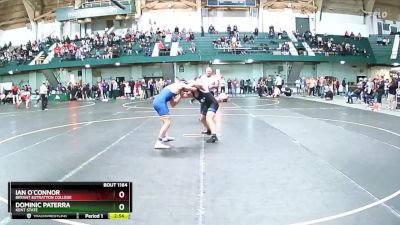 157 lbs Cons. Round 1 - Dominic Paterra, Kent State vs Ian O`Connor, Bryant &Stratton College