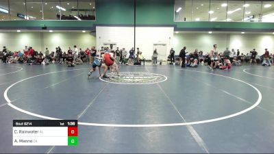 157 lbs Consi Of 32 #1 - Cruz Rainwater, AL vs Anthony Manno, CA