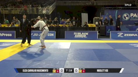 Nikolett Kis vs Eliza Carvalho Nascimento 2026 Pan Jiu Jitsu IBJJF Championship