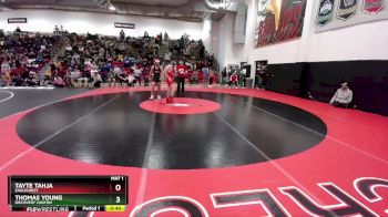 165 lbs Cons. Round 2 - Thomas Young, Discovery Canyon vs Tayte Tahja, Eaglecrest