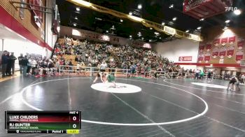 110 lbs Quarterfinal - RJ Gunter, Lincoln Middle School vs Luke Childers, Powell Middle School