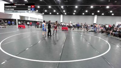 126 lbs London Ford, Team Alabama vs Tyler Shin, Virginia Greco