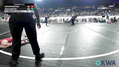 70 lbs Quarterfinal - Daxton Deckard, Raw Wrestling Club vs Noah Griffith, Coweta Tiger Wrestling