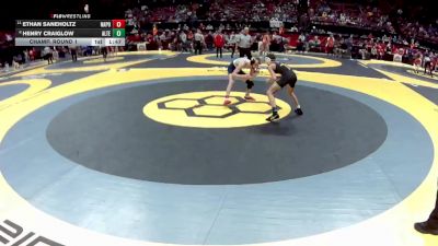 D2-106 lbs Champ. Round 1 - Ethan Saneholtz, Napoleon vs Henry Craiglow, Alter