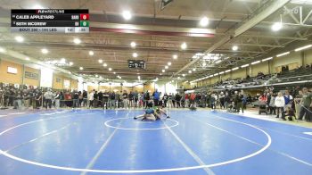 144 lbs Consi Of 4 - Caleb Appleyard, Barrington vs Seth McGrew, Bishop Hendricken