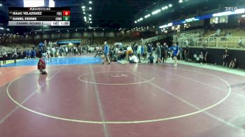 144 lbs Champ. Round 1 - Daniel Dennis, Central Bucks West Hs vs Isaac Velazquez, Freedom