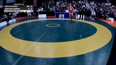 71kg 1st Place Match - Davyd Viktorov, Central Toronto Wrestling Club vs Abraham Pomeroy, Jr Badgers