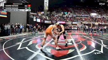 A - 190 lbs Cons. Round 3 - Cooper Wayman, Ronan vs Cooper Dighans, East Helena