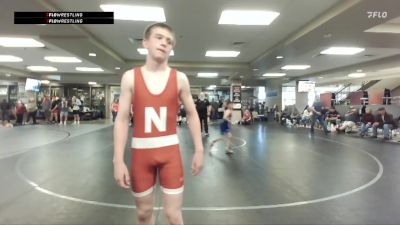 132 lbs Round 5 - Jax Mescher, All In Wrestling Academy vs Harper Stone, Southern Idaho Training Center