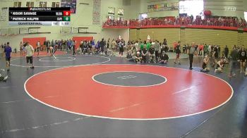 144 lbs Quarterfinal - Patrick Halpin, Capital vs Kisor Savage, Williamina