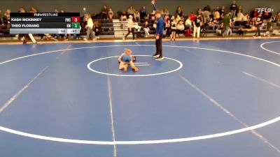 59-62 lbs Quarterfinal - Kash McKinney, Powerhouse Wrestling Club vs Theo Florang, Kearney Matcats