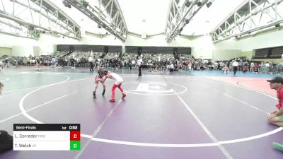 55-T lbs Semifinal - Lucas Corredor, Pride Wrestling vs Tanner Welch, Upper Perkiomen