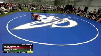 132 lbs Placement Matches (16 Team) - Brock Mantanona, California vs Anderson Heap, Florida